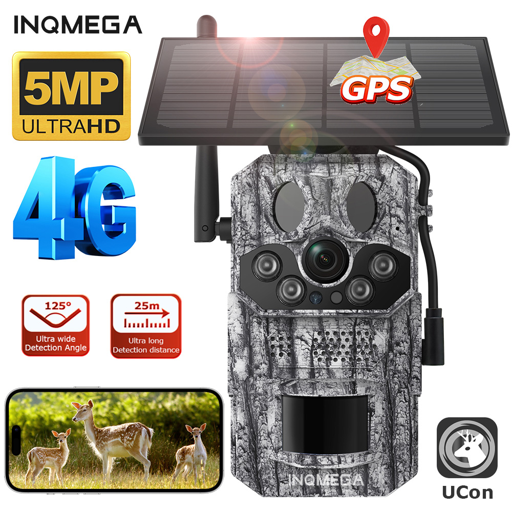 Garden Camera - INQMEGA4G PIR 모션 활성화 트리거, 야간
