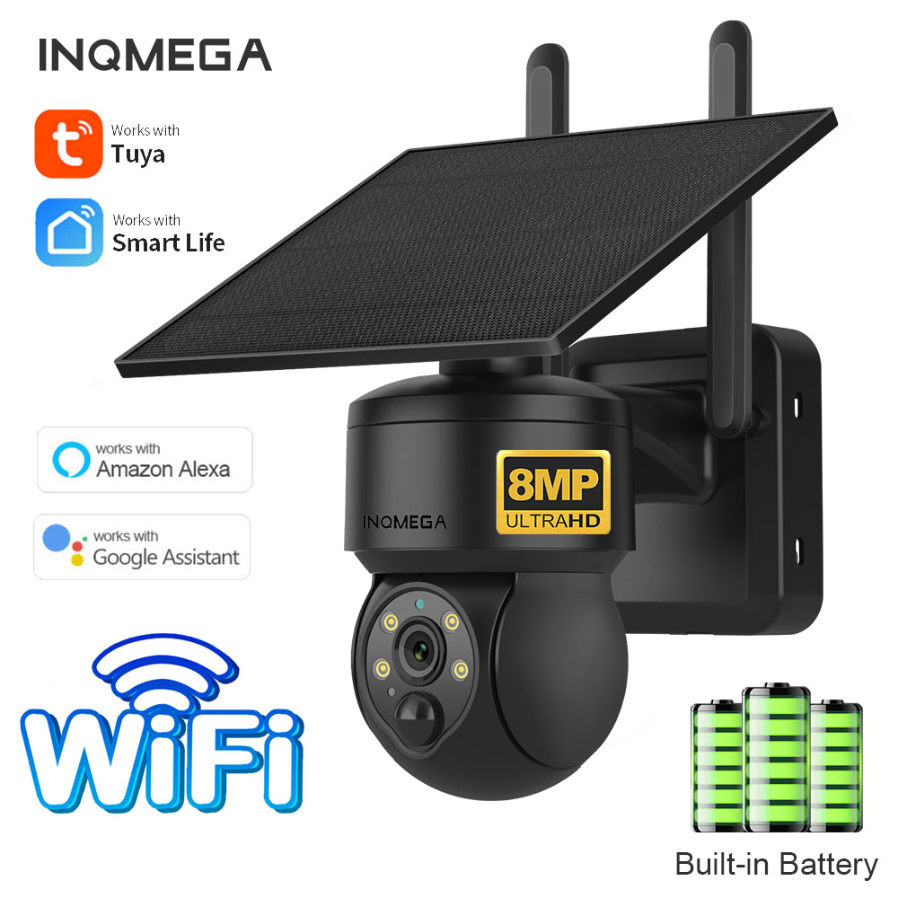 INQMEGA 8MP TUYA 태양광 카메라 PIR 동 - Garden Camera 리뷰 및 가격