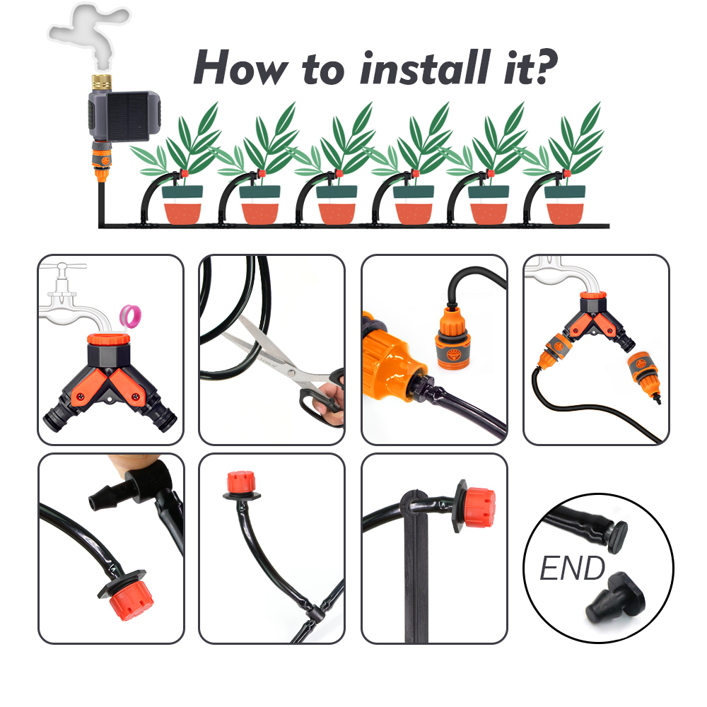 스마트 앱 원격 제어 드립 관수 키트 태양광 WiFi  - Smart Garden System 리뷰 및 가격