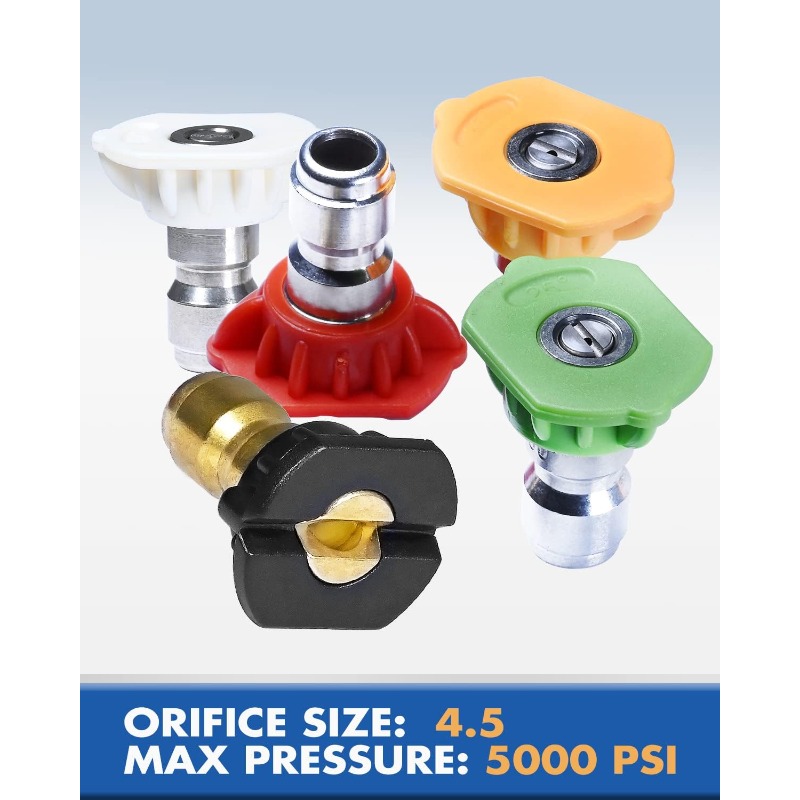 5개 고압 정원 세척 스프레이 노즐 1/4인치 퀵 커넥 - Smart Garden Kit 리뷰 및 가격