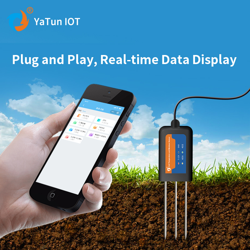 IOT 4G 농업용 디지털 토양 NPK EC PH 식물 - Plant Sensor 리뷰 및 가격