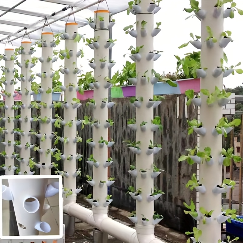 수경법 수직 타워 야채에 대 한 10set DIY 수경 - Hydroponic Grow Pod 리뷰 및 가격
