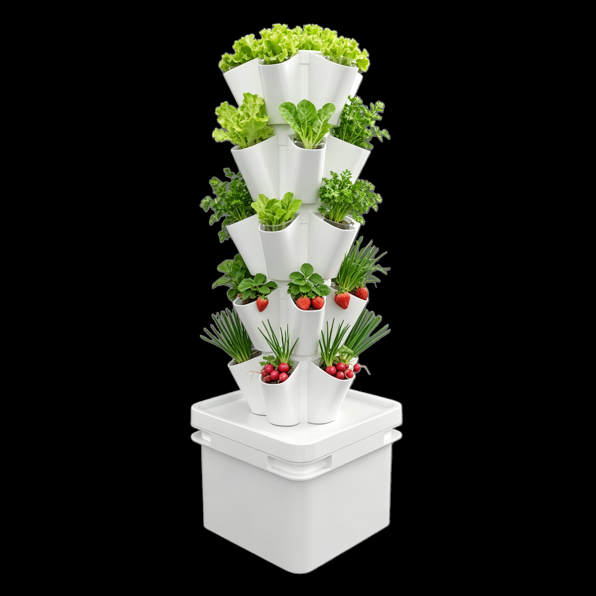 8L 데스크탑 수경재배 타워 무토양 재배 장비 수직 수 - Hydroponic Tower 리뷰 및 가격