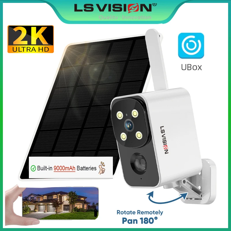 LS VISION 야외 태양광 카메라 무선 캠 WIFI - Garden Camera 리뷰 및 가격