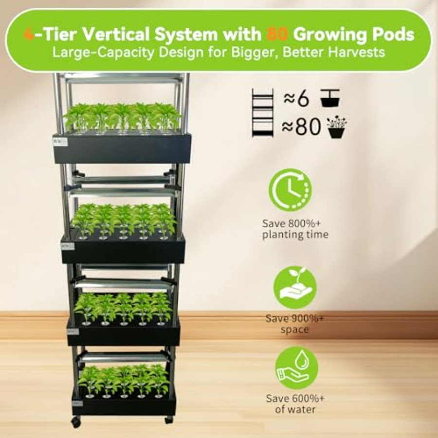 실내 수경재배 시스템: 스마트 풀스펙트럼 조명, 자동  - Smart Garden System 리뷰 및 가격