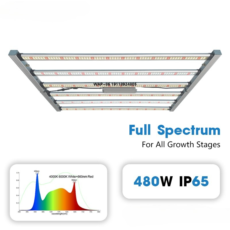 고출력 상업용 LED 식물 재배등 480W-600W 6 - Plant Grow Light Full Spectrum 리뷰 및 가격
