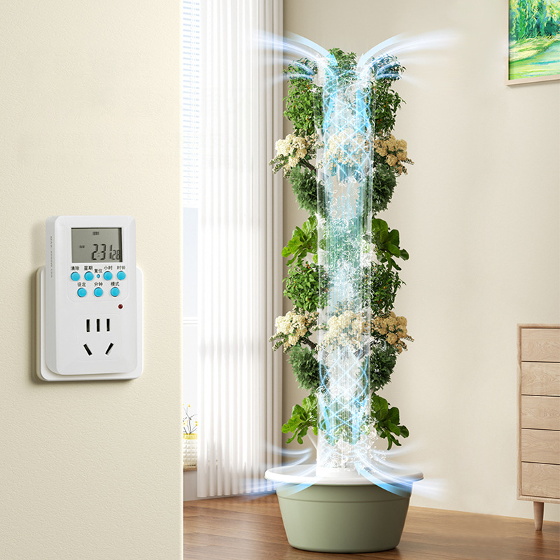 LED 식물 재배등을 갖춘 수직 수경 재배 타워, 지능 - Hydroponic Tower 리뷰 및 가격