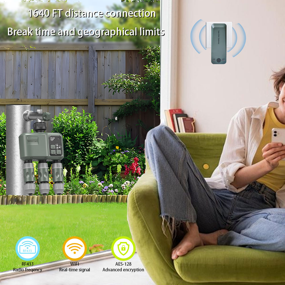 Tuya Wifi+RF433 3구 워터 타이머 정원용  - Smart Garden Kit 리뷰 및 가격