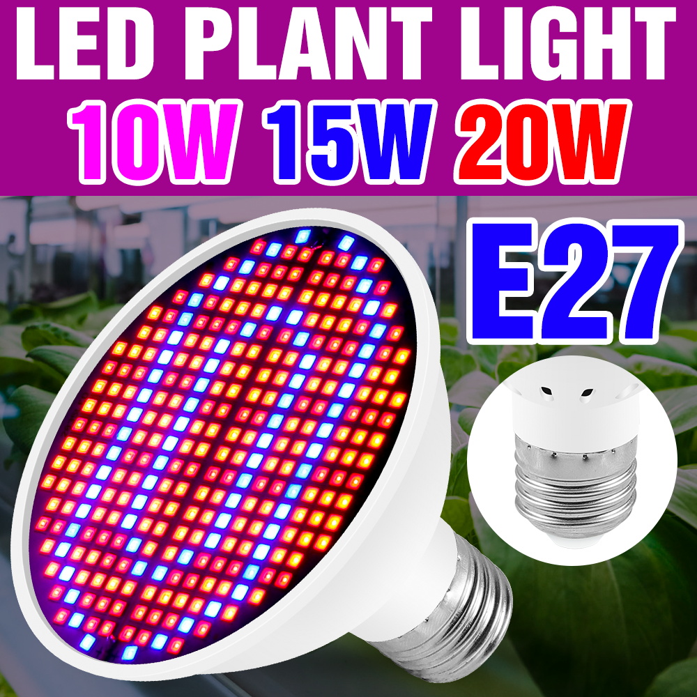 20W LED 식물 성장등 전구 E27/E26 전체 스 - Plant Grow Light Full Spectrum 리뷰 및 가격