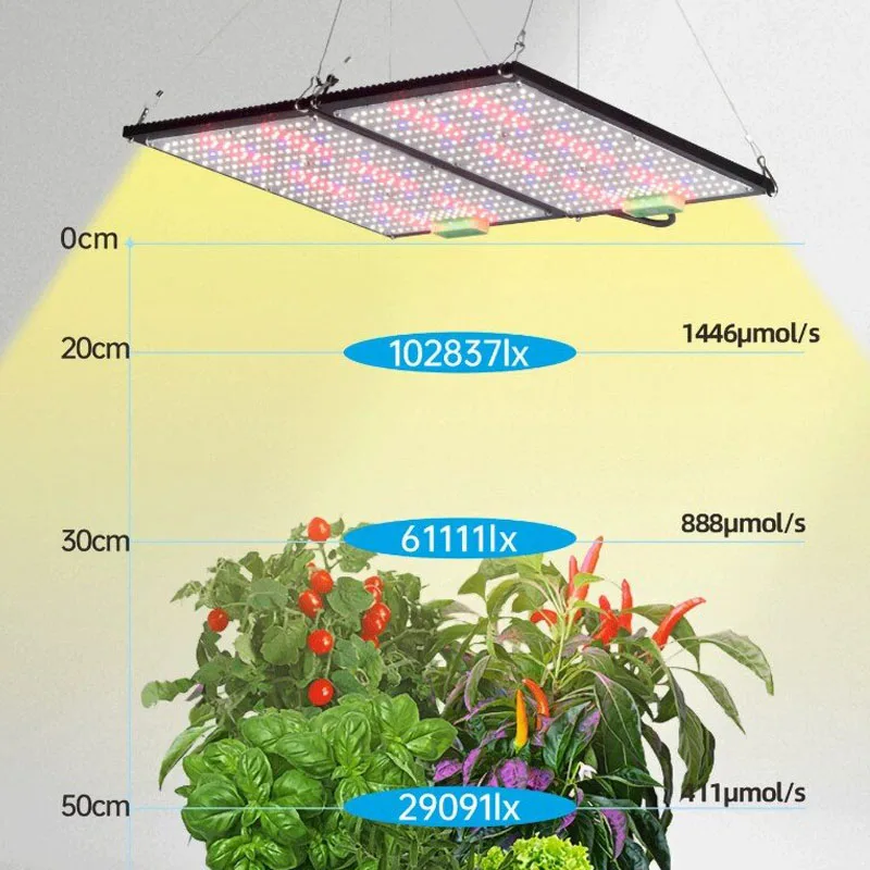 LED 퀀텀보드 식물 재배 조명, 실내 온실 채소 및  - Plant Grow Light Full Spectrum 리뷰 및 가격